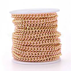 Two Tone Handmade Brass Curb Chains&nbsp;CHC-I035-01G-03