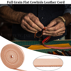 5M Flat Cowhide Leather Cord&nbsp;WL-GF0001-22B-04