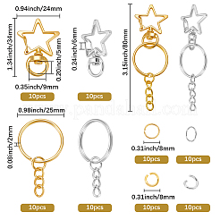DIY Keychain Findings Kits&nbsp;DIY-SP0006-95A