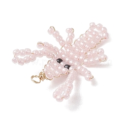 Glass Seed Beaded Pendants&nbsp;PALLOY-MZ01254