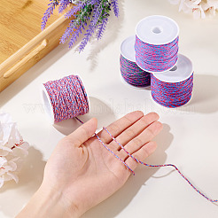 4 Rolls 4 Colors Cotton Braid Thread&nbsp;OCOR-TA0002-68B