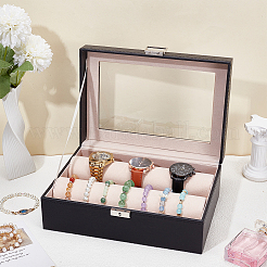 PU Leather Watch Organizer Display Cases&nbsp;CON-WH0086-231
