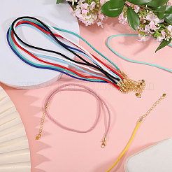 9Pcs 9 Colors Nylon Braided Cord Necklace Making&nbsp;NJEW-PH01639