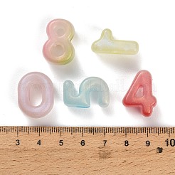 Two Tone Opaque Acrylic European Beads&nbsp;AC-CBA5040-05