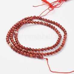 Natural Brecciated Jasper Bead Strand&nbsp;X-G-G680-42
