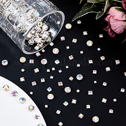 480Pcs 6 Styles Glass Sew on Rhinestone&nbsp;FIND-SP0005-04B
