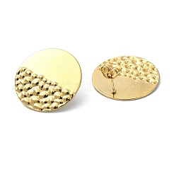 Ion Plating(IP) 201 Stainless Steel Stud Earrings&nbsp;EJEW-K270-28G