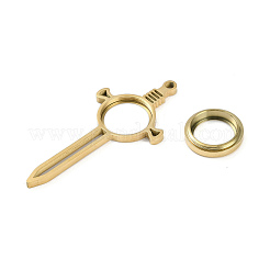 Ion Plating(IP) 304 Stainless Stee Locket Big Pendants&nbsp;STAS-S132-09G-02