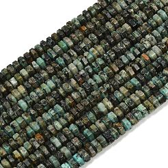 Natural African Turquoise(Jasper) Beads Strands&nbsp;G-G317-A23-3X6MM
