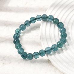 8MM Natural Blue Fluorite Round Beaded Stretch Bracelets for Women&nbsp;GG-CBA3F02-10