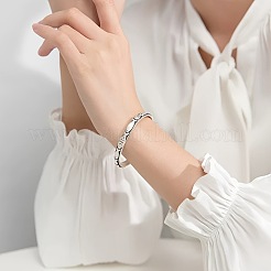 Vintage Alloy Fish Engraved Adjustable Cuff Bangles for Women&nbsp;FS-WGA1F55-01
