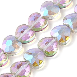 Electroplate Glass Beads Strands&nbsp;EGLA-L045-D