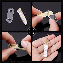 48Pcs 3 Styles Transparent Acrylic Links Sets&nbsp;TACR-PH0002-02