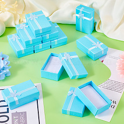 Rectangle Paper Jewelry Storage Gift Boxes with Bowknot&nbsp;CON-TAC0014-09B