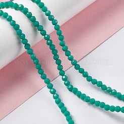 Faceted(32 Facets) Glass Beads Strands&nbsp;EGLA-J042-36A-05