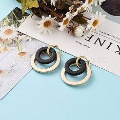Golden Plated 304 Stainless Steel Huggie Hoop Earrings&nbsp;EJEW-JE04421-01