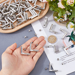 50 Bags L-shaped Aluminum Joint Corner Brackets with 2Pcs Screw&nbsp;FIND-FH0018-05