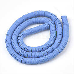 Handmade Polymer Clay Beads Strands&nbsp;CLAY-R089-6mm-082