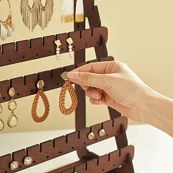 8-slat Wood Earring Displays&nbsp;PW-WG0A523-01