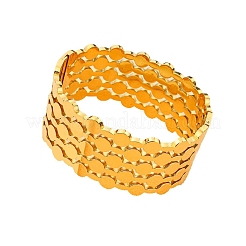 Flat Round 304 Stainless Steel Bangles for Women&nbsp;FS-WGBA974-01