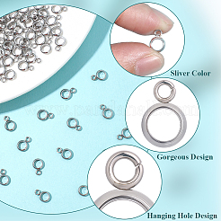 120Pcs 304 Stainless Steel Tube Bails&nbsp;STAS-PA0001-04A
