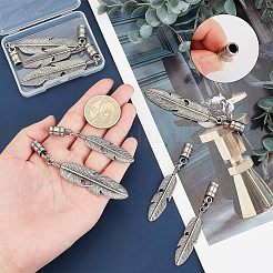 8Pcs 2 Size Alloy Cord Ends&nbsp;FIND-CA0003-70