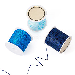 3 Rolls 3 Colors Nylon Braided Cord&nbsp;NWIR-TA0001-43A