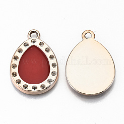 UV Plating Acrylic Pendant Rhinestone Settings&nbsp;LS-OACR-R252-03-05LG