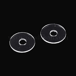 50Pcs Transparent PVC Insulating Gaskets&nbsp;PVC-T006-6mm-01