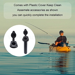 Kayak Deck Plastic Flush Mount Fishing Boat Rod Holders&nbsp;FIND-WH0057-01
