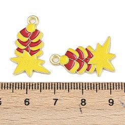 New Year's Day Alloy Enamel Pendants&nbsp;FIND-I067-03G-04