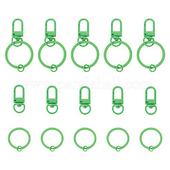10Pcs Zinc Alloy Baking Paint Swivel Snap Hooks Clasps&nbsp;FIND-TADJ0001-27E