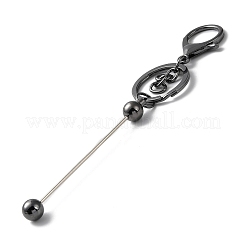 Alloy Bar Beadable Keychain for Jewelry Making DIY Crafts&nbsp;X-KEYC-A011-01B