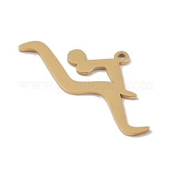 304 Stainless Steel Pendants&nbsp;STAS-B062-10G
