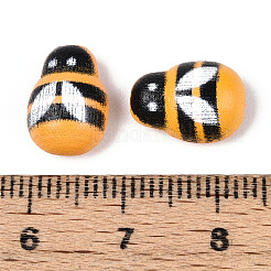 Natural Wood Spray Painted Self-adhesive Cabochons&nbsp;WOOD-N018-02