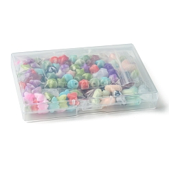 120Pcs 3 Styles Imitation Gemstone Acrylic Beads Sets&nbsp;OACR-FS0001-84
