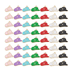 56Pcs 7 Colors Alloy Enamel Pendants&nbsp;FIND-PH0029-43