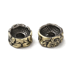 Rack Plating Brass European Beads&nbsp;KK-Q805-04AB