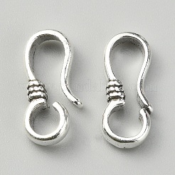 Tibetan Style Zinc Alloy S-Hook Clasps&nbsp;FIND-WH0144-87-AS