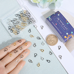 80Pcs 4 Styles 304 & 201 Stainless Steel Tube Bails&nbsp;STAS-SC0007-67