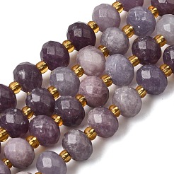 Natural Lepidolite Beads Strands&nbsp;G-D105-B08