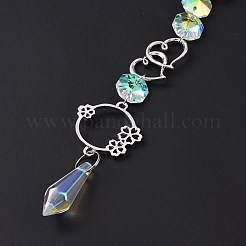 AB Color Plated Crystal Bullet Big Pendant Decorations&nbsp;LS-HJEW-G019-03F