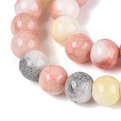 Opaque Ombre Effect Dyed Glass Beads Strands&nbsp;GLAA-Q106-04A-06