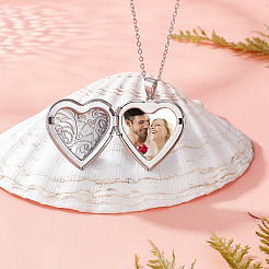 Heart Pendant Necklace DIY Making Kit&nbsp;DIY-DC0001-20