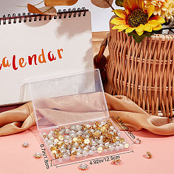 120Pcs 3 Style Flower Sew on Rhinestone&nbsp;FIND-GF0004-14