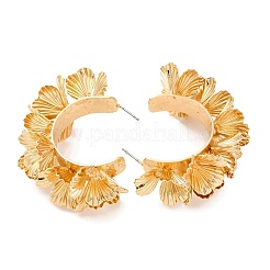 Alloy Flower Stud Earrings for Women&nbsp;EJEW-U028-13G