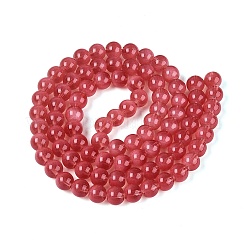 Transparent Glass Imitation Cat Eye Beads Strands&nbsp;GLAA-Q110-01C-12