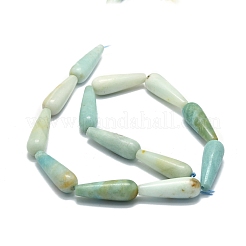 Natural Flower Amazonite Beads Strands&nbsp;G-E576-36