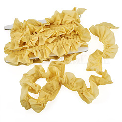 4 Yards Polyester Wrinkle Lace Ribbon&nbsp;OCOR-TA0004-18D