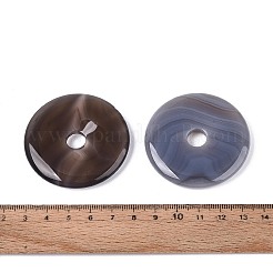 Natural Grey Agate Big Pendants&nbsp;G-T144-43H